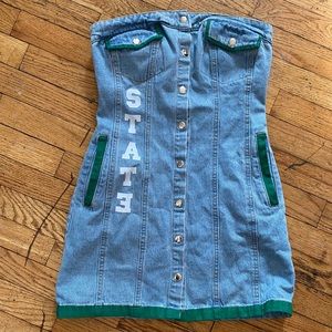 Michigan State University Tailgate Denim Dress